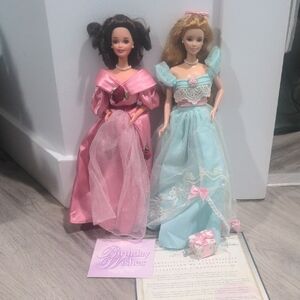 Collector Barbie Set Valentine's And Birthday Dolls Lot
